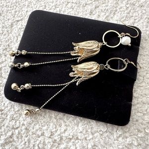 Earrings, flowers, adorable